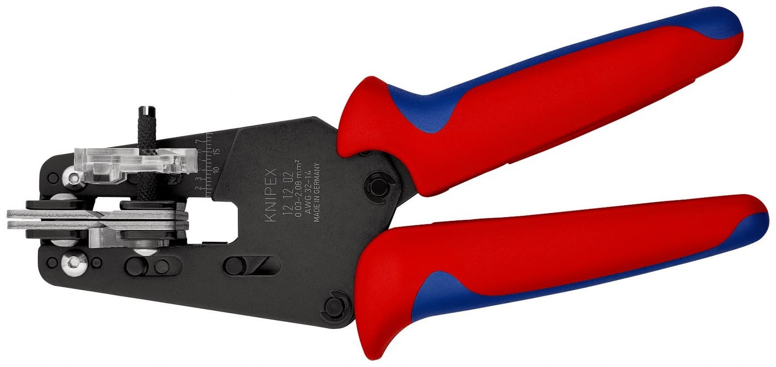 Knipex precizni skidač izolacije s profilnim noževima 0.03-2.08mm² 12 12 02 - slika 3