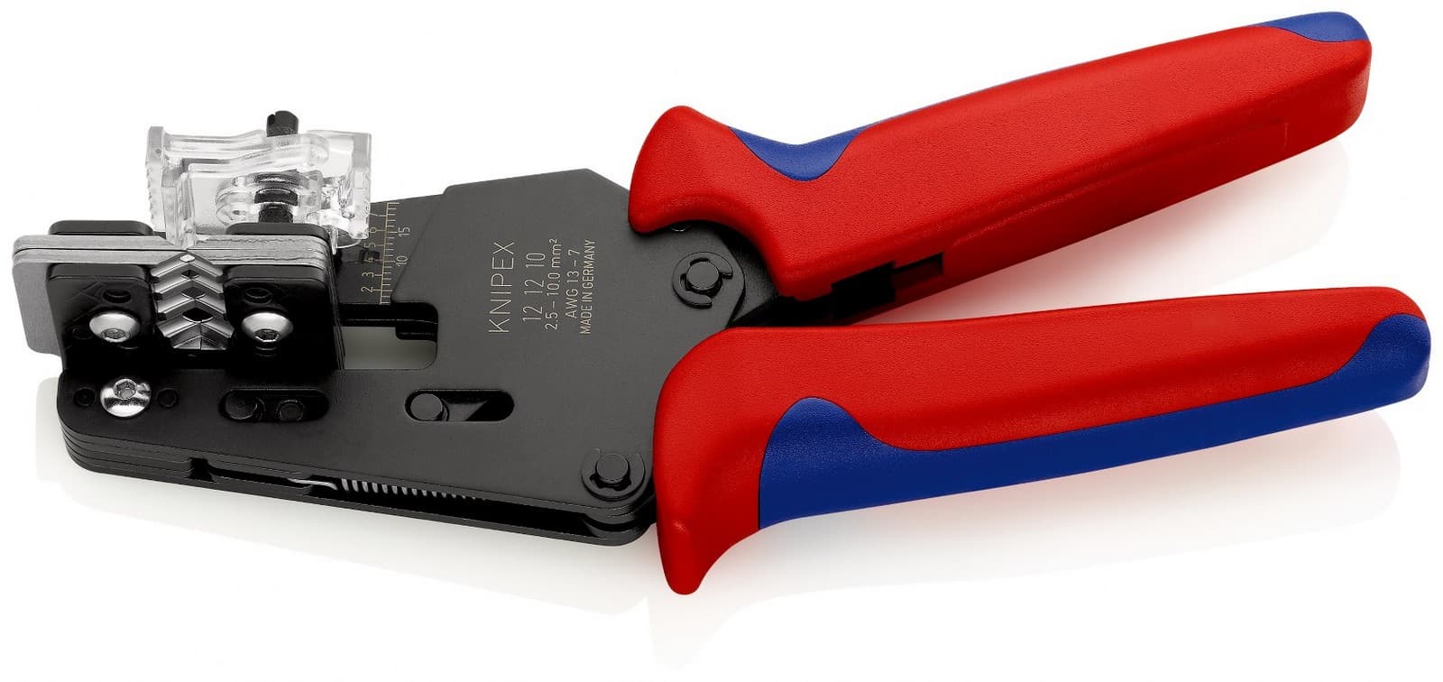 Knipex precizni skidač izolacije s profilnim noževima 2.5-10.0mm² 12 12 10 - slika 4
