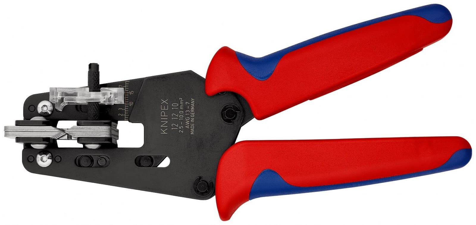 Knipex precizni skidač izolacije s profilnim noževima 2.5-10.0mm² 12 12 10 - slika 5