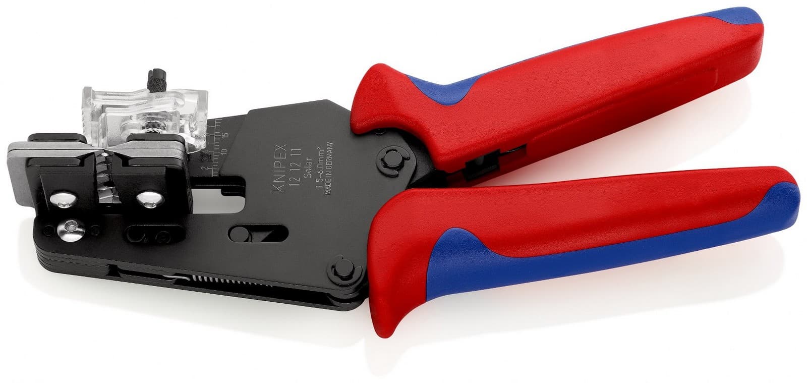 Knipex precizni skidač izolacije s profilnim noževima za solarne kablove 1.5-6.0mm² 12 12 11 - slika 4