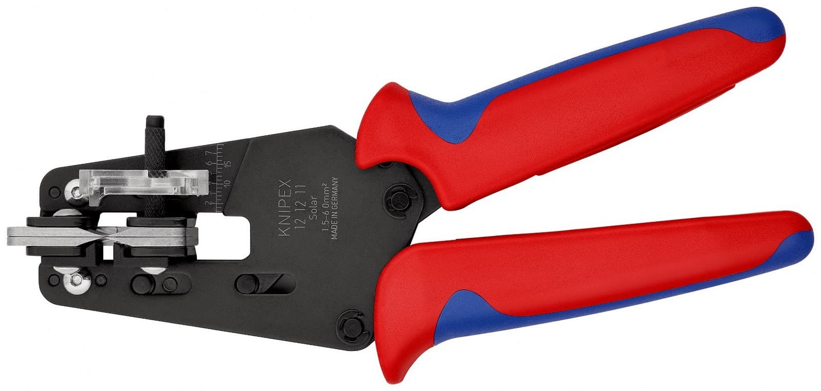 Knipex precizni skidač izolacije s profilnim noževima za solarne kablove 1.5-6.0mm² 12 12 11 - slika 5