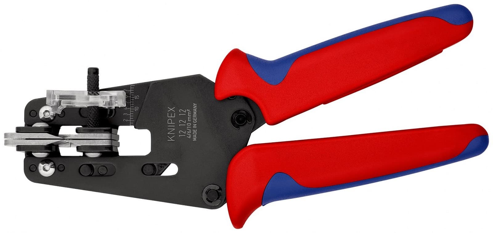 Knipex precizni skidač izolacije s profilnim noževima za solarne kablove 4.0-10.0mm² 12 12 12 - slika 5