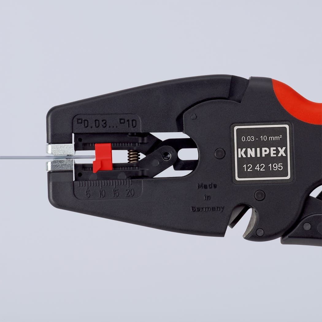 Knipex automatska klešta za skidanje izolacije MultiStrip 12 42 195 - slika 4