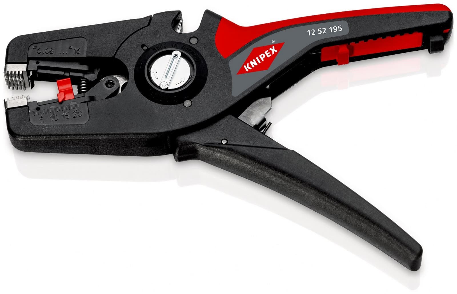 Knipex automatska klešta za skidanje izolacije PreciStrip16 12 52 195 - slika 3