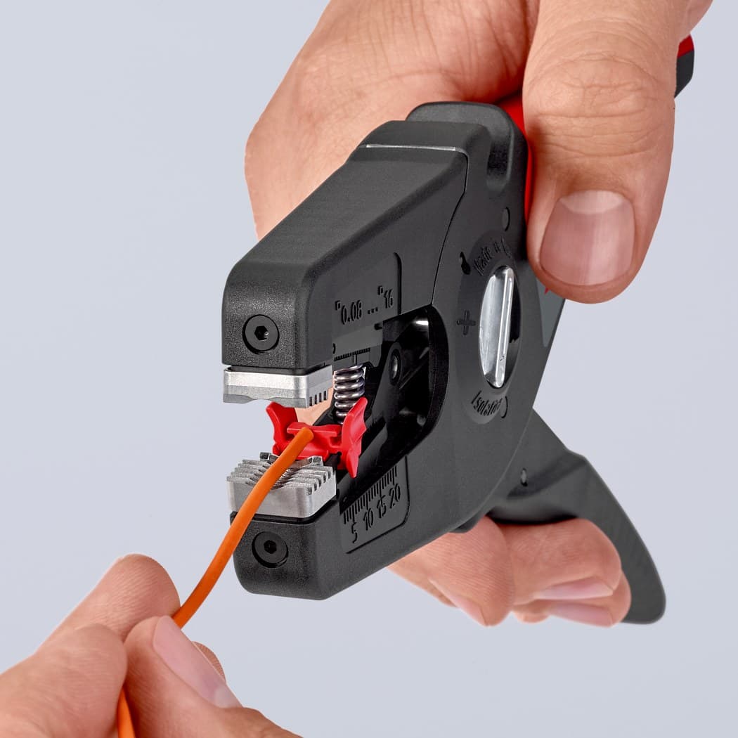 Knipex automatska klešta za skidanje izolacije PreciStrip16 12 52 195 - slika 9