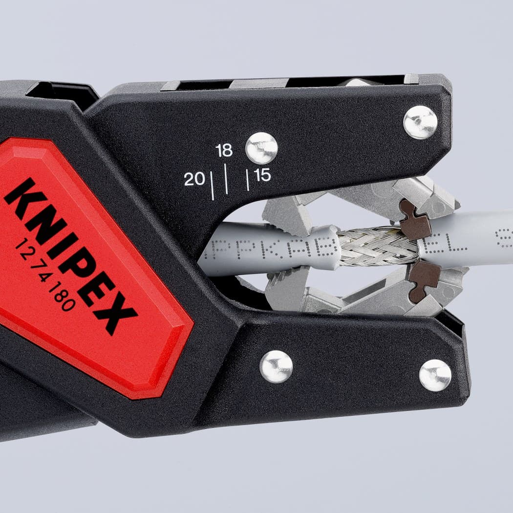Knipex 12 74 180 SB automatska klešta za skidanje izolacije 175 mm - slika 6