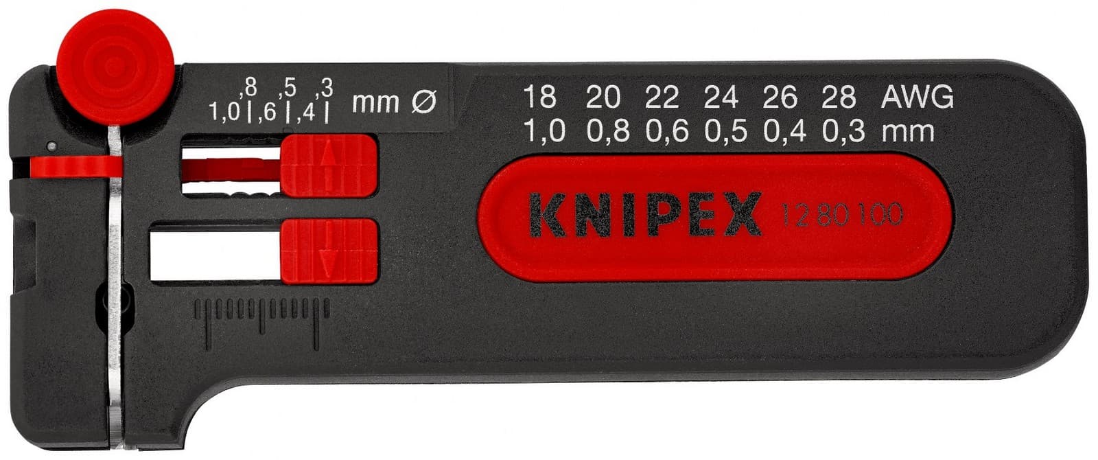 Knipex mini skidač izolacije Ø 0,3-1,0mm 12 80 100 SB - slika 4
