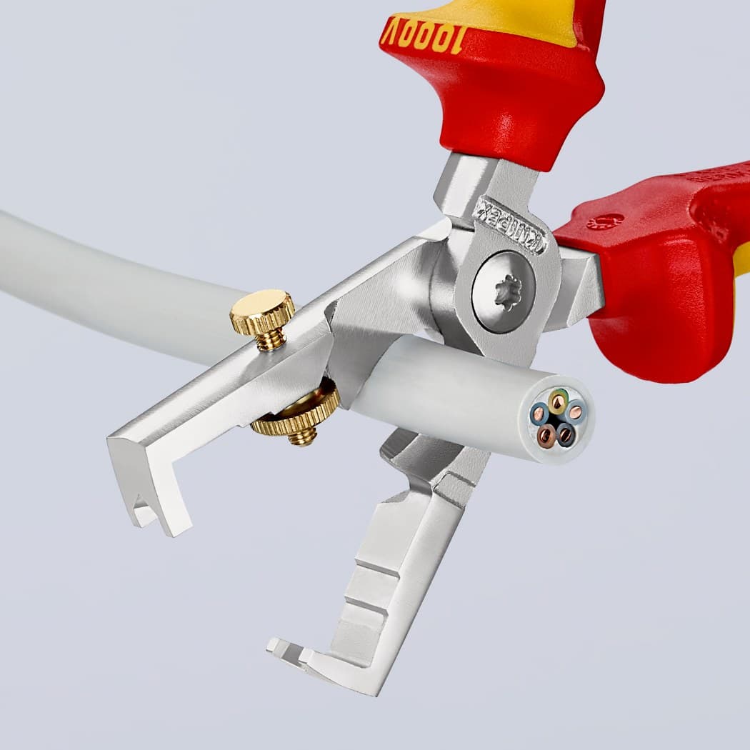 Knipex Strix klešta za skidanje izolacije 1000V VDE 180mm 13 66 180 - slika 4