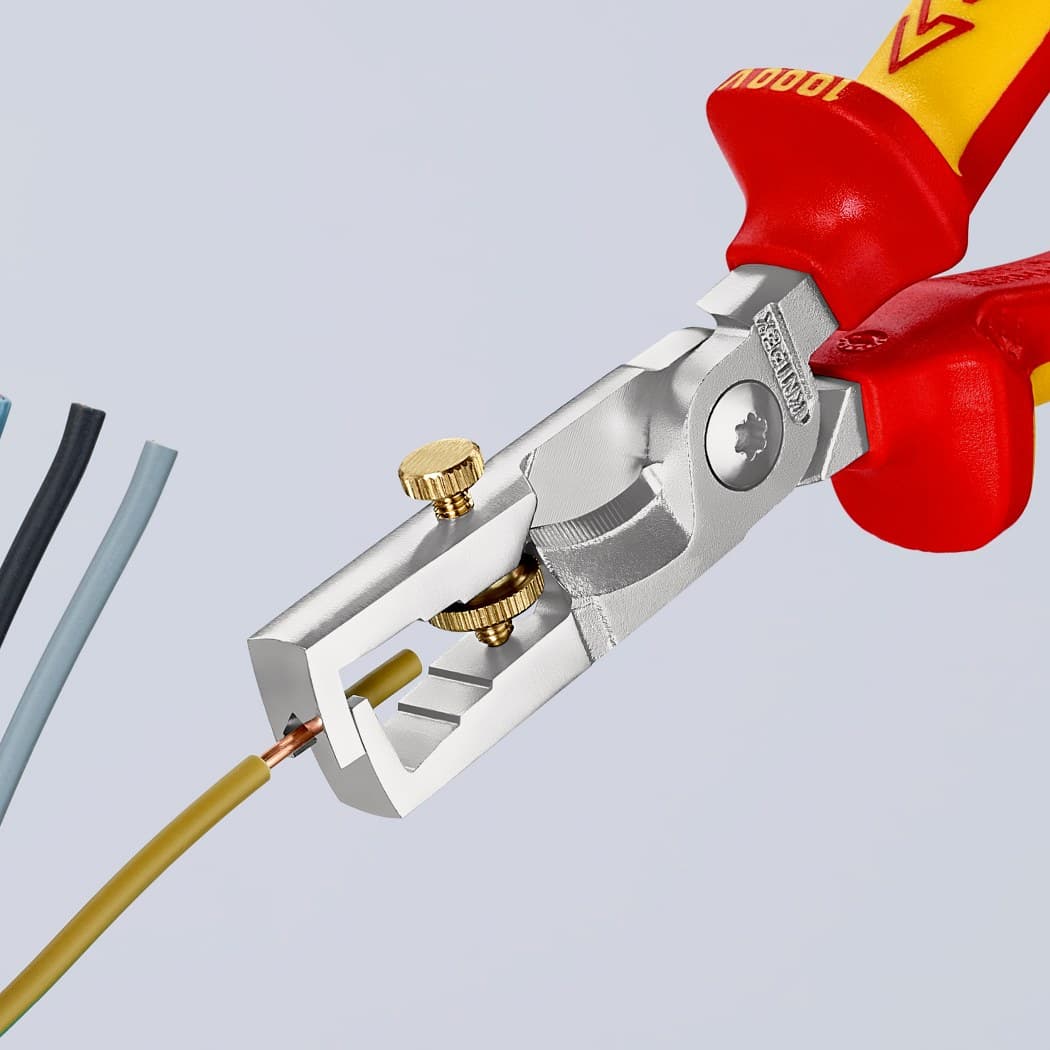 Knipex Strix klešta za skidanje izolacije 1000V VDE 180mm 13 66 180 - slika 6