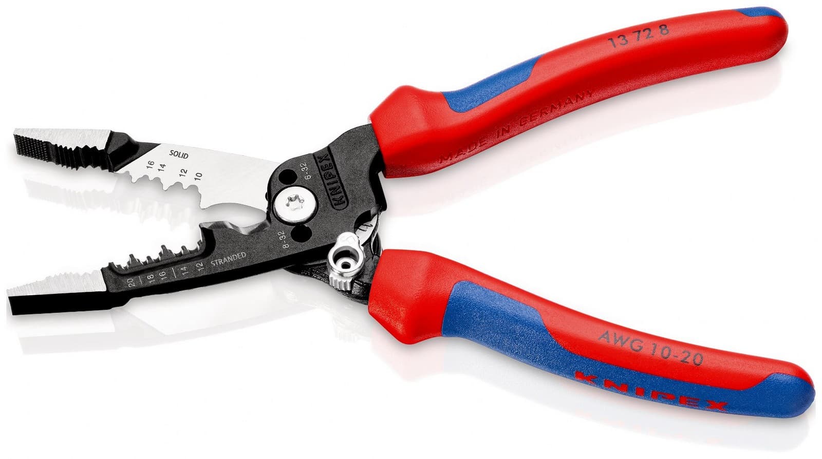 Knipex ojačana klešta za skidanje izolacije 200mm 13 72 8 - slika 2
