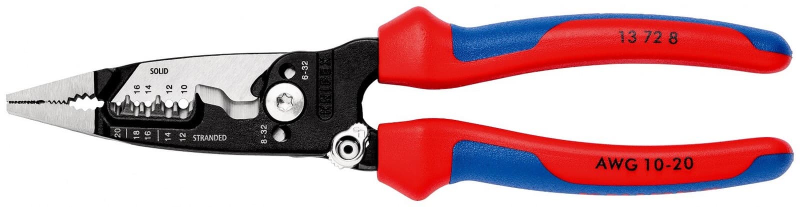 Knipex ojačana klešta za skidanje izolacije 200mm 13 72 8 - slika 3