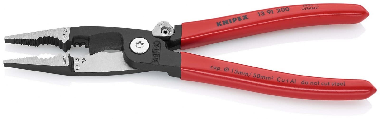 Knipex električarska klešta sa 6 funkcija 200mm 13 91 200 - slika 7