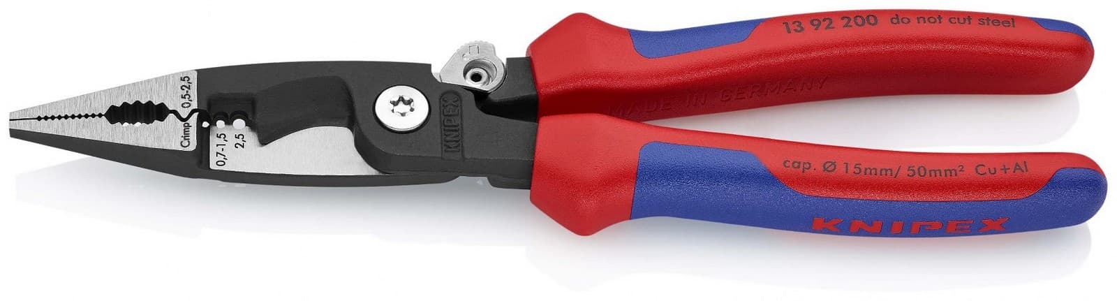 Knipex električarska klešta sa 6 funkcija 200mm 13 92 200 - slika 6