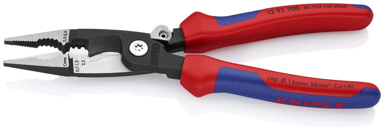 Knipex električarska klešta sa 6 funkcija 200mm 13 92 200 - slika 7