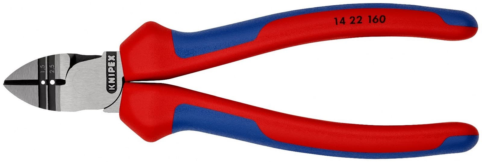 Knipex klešta za skidanje izolacije sa bočnim sečenjem 160mm 14 22 160 - slika 3