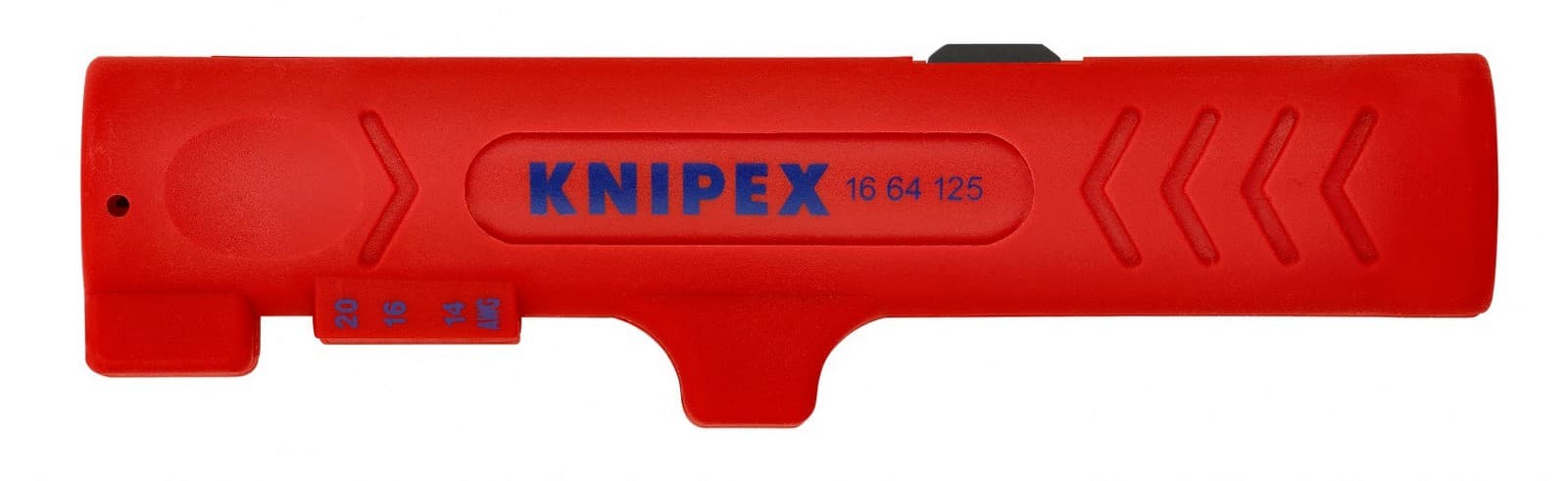 Knipex alat za skidanje izolacije sa ravnih i okruglih kablova 16 64 125 SB - slika 3