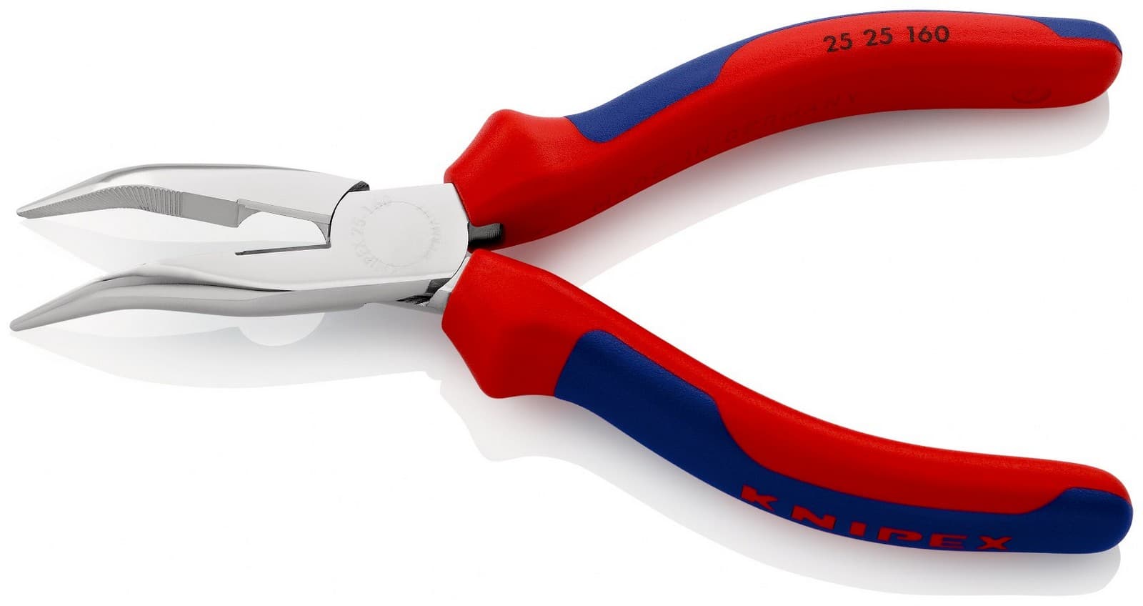 Knipex klešta špic kriva sa bočnim sečenjem 160mm 25 25 160 - slika 2
