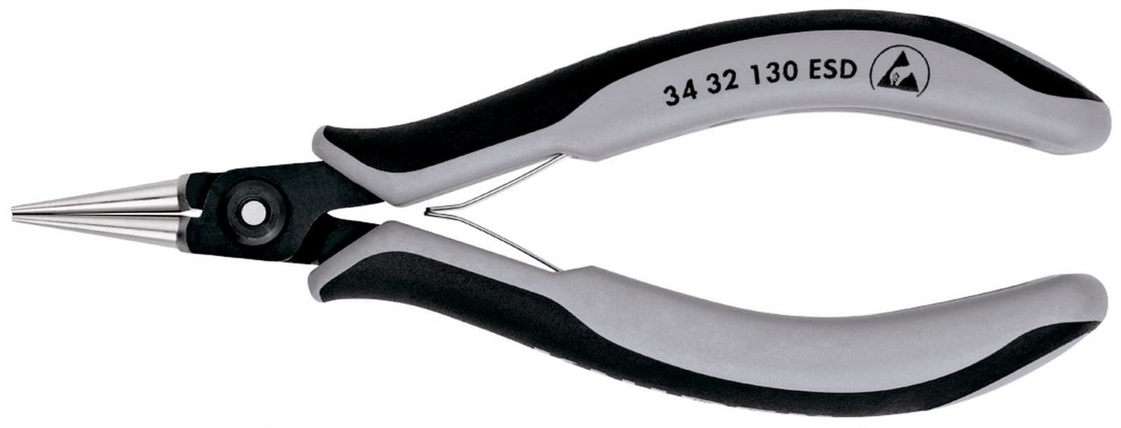 Knipex precizna klešta za hvatanje za elektroniku ESD 135mm 34 32 130 ESD - slika 2