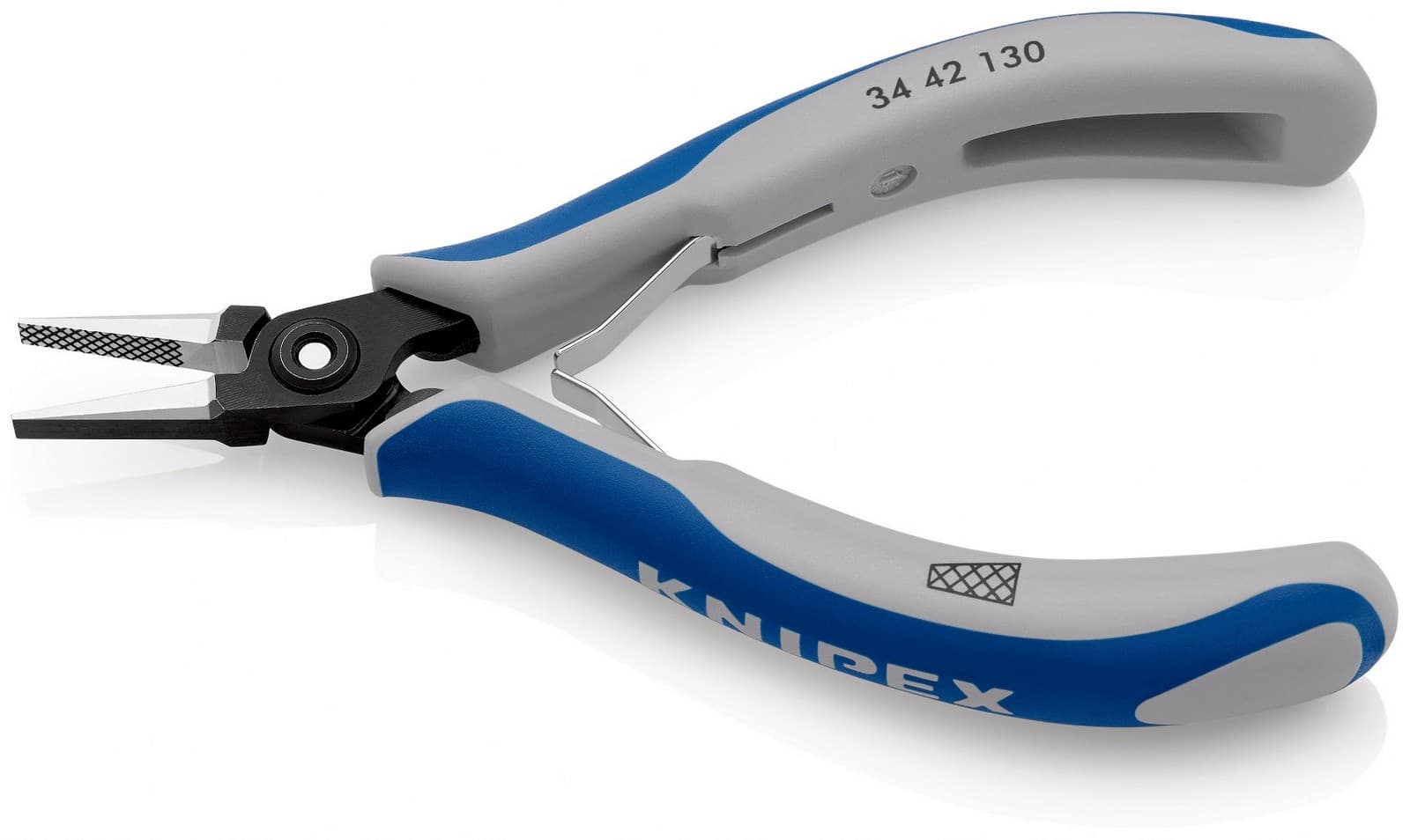 Knipex precizna klešta za hvatanje za elektroniku 130mm 34 42 130 - slika 2