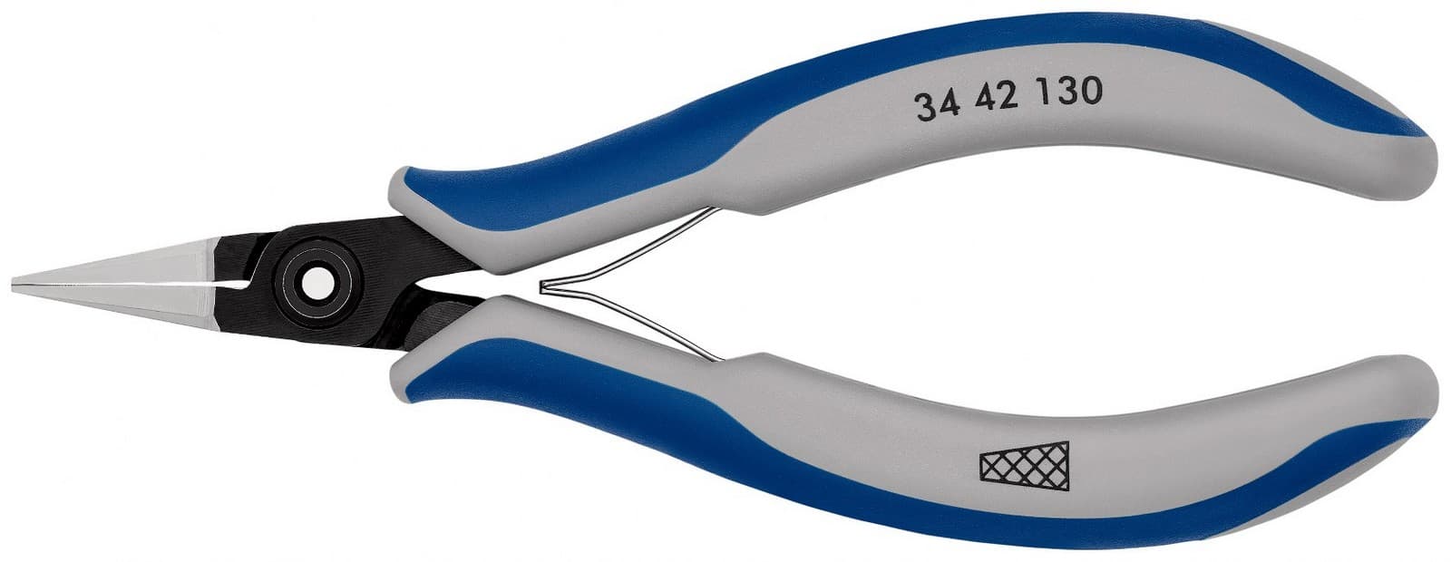 Knipex precizna klešta za hvatanje za elektroniku 130mm 34 42 130 - slika 3