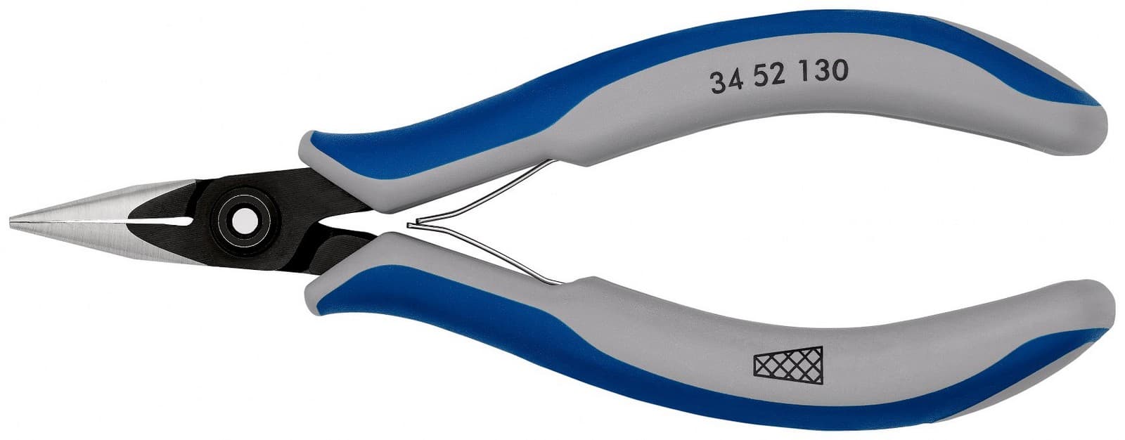 Knipex precizna klešta za hvatanje za elektroniku 130mm 34 52 130 - slika 3