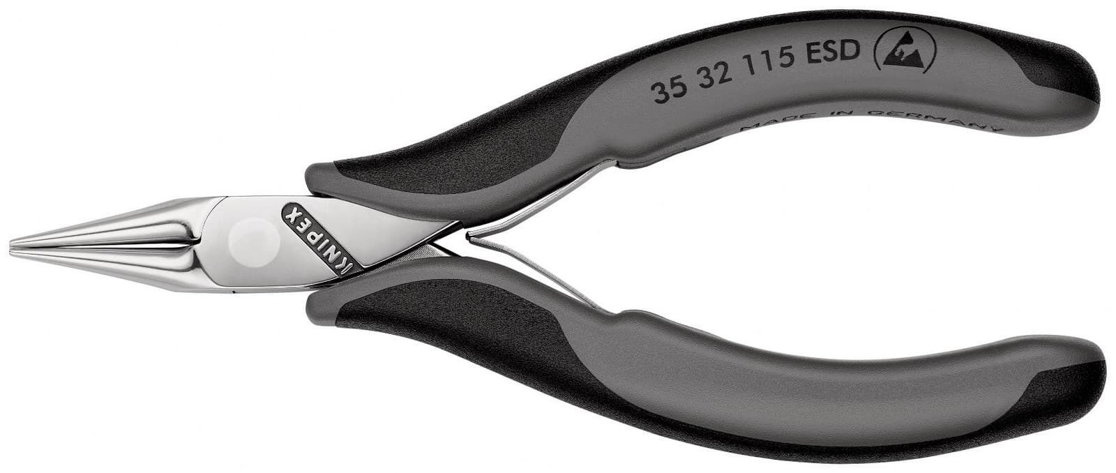 Knipex elektroničarska klešta za hvatanje ESD 115mm 35 32 115 ESD - slika 3