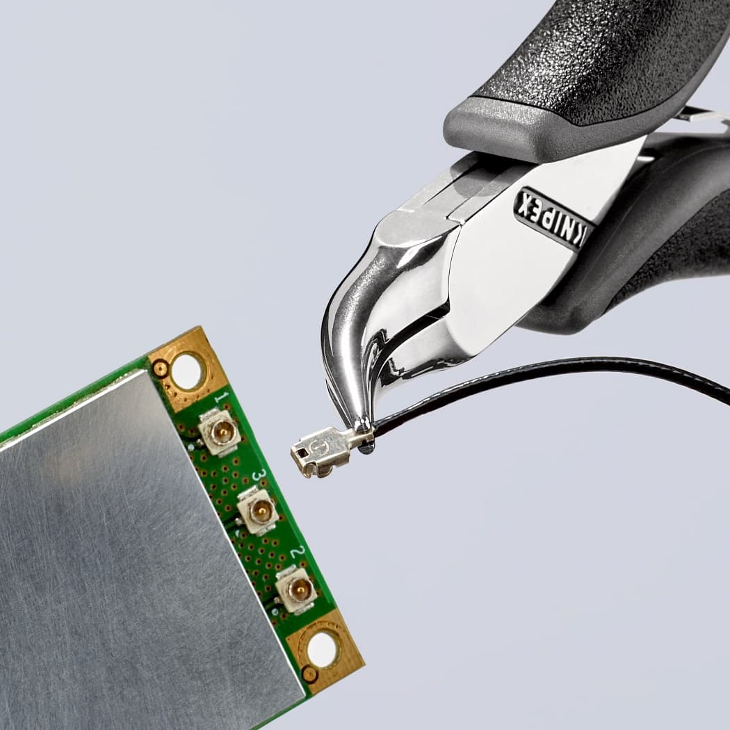 Knipex elektroničarska klešta za hvatanje ESD pod uglom 45° 115mm 35 42 115 ESD - slika 5