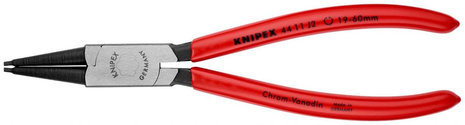 Knipex klešta za unutrašnje sigurnosne prstenove 180mm 44 11 J2 - slika 3