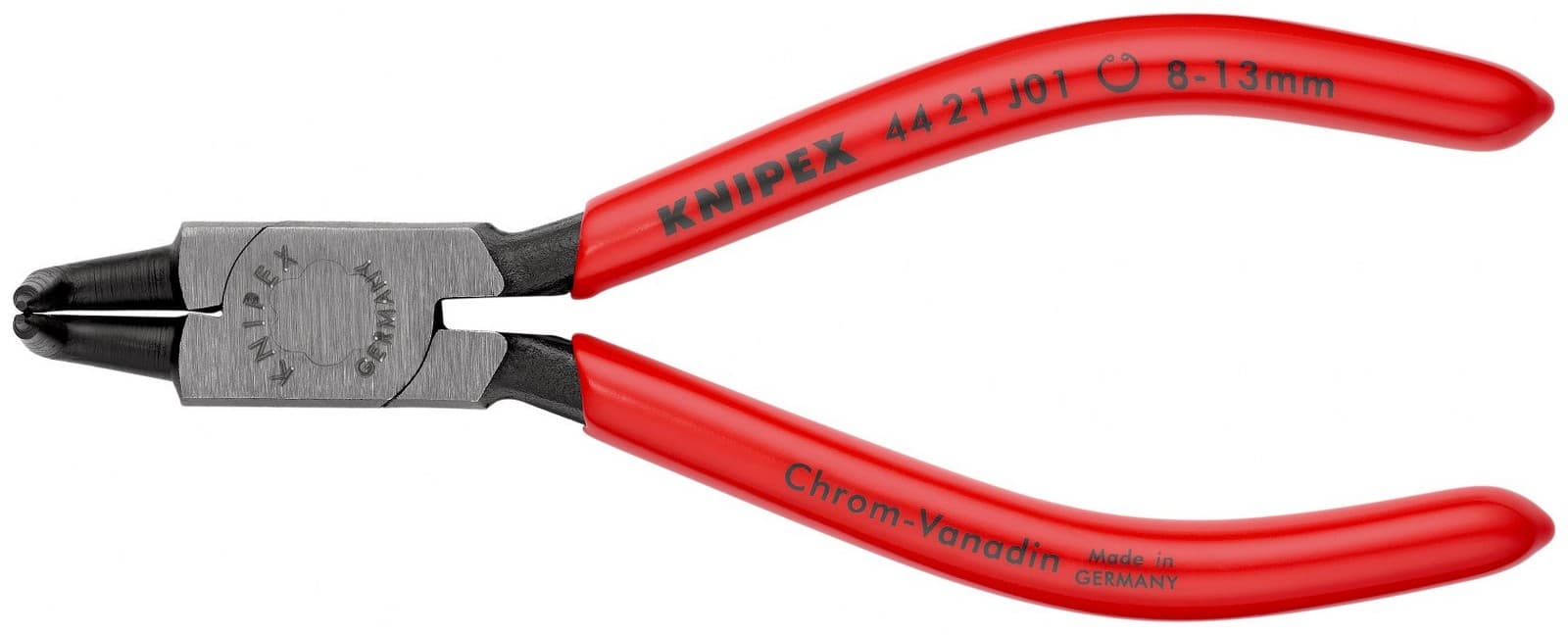 Knipex klešta za unutrašnje sigurnosne prstenove kriva 130mm 44 21 J01 - slika 3