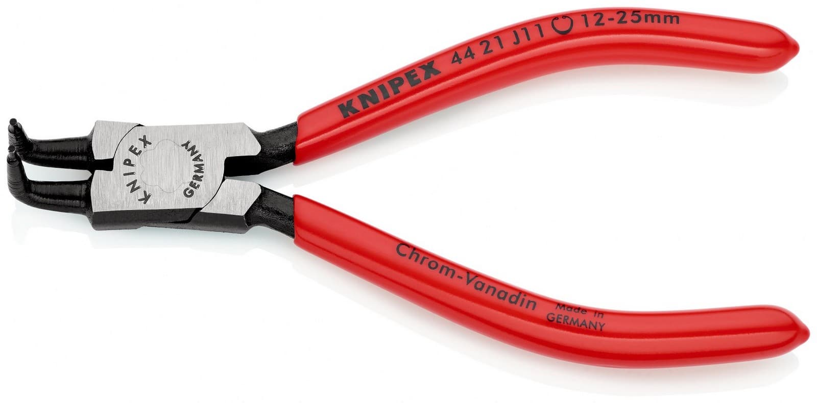 Knipex klešta za unutrašnje sigurnosne prstenove kriva 130mm 44 21 J11 - slika 2