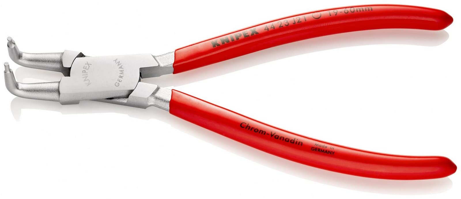 Knipex klešta za unutrašnje sigurnosne prstenove kriva 170mm 44 23 J21 - slika 2