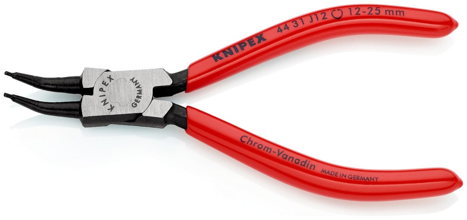 Knipex klešta za unutrašnje sigurnosne prstenove kriva 140mm 44 31 J12 - slika 2