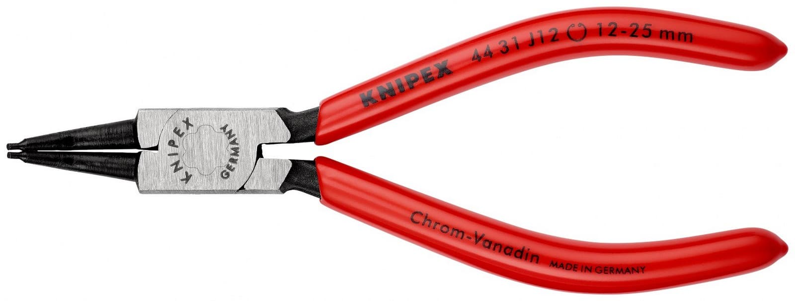 Knipex klešta za unutrašnje sigurnosne prstenove kriva 140mm 44 31 J12 - slika 3