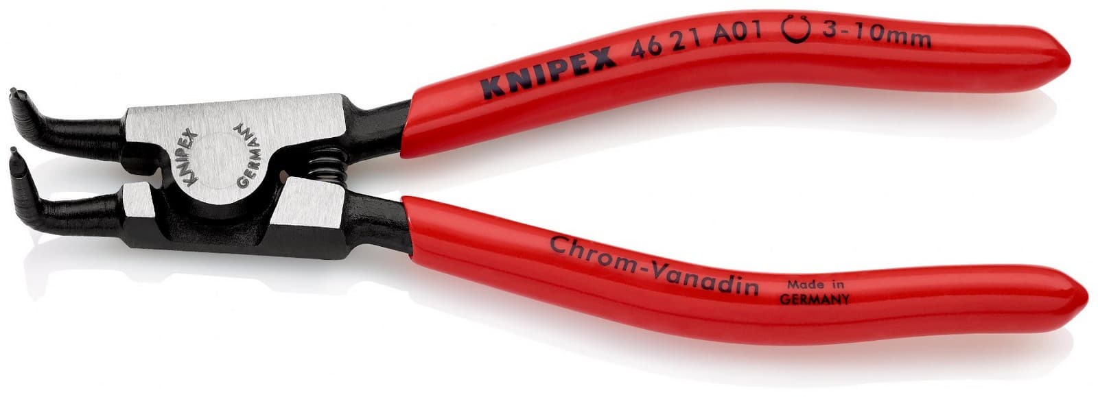 Knipex klešta za spoljašnje sigurnosne prstenove kriva 125mm 46 21 A01 - slika 2