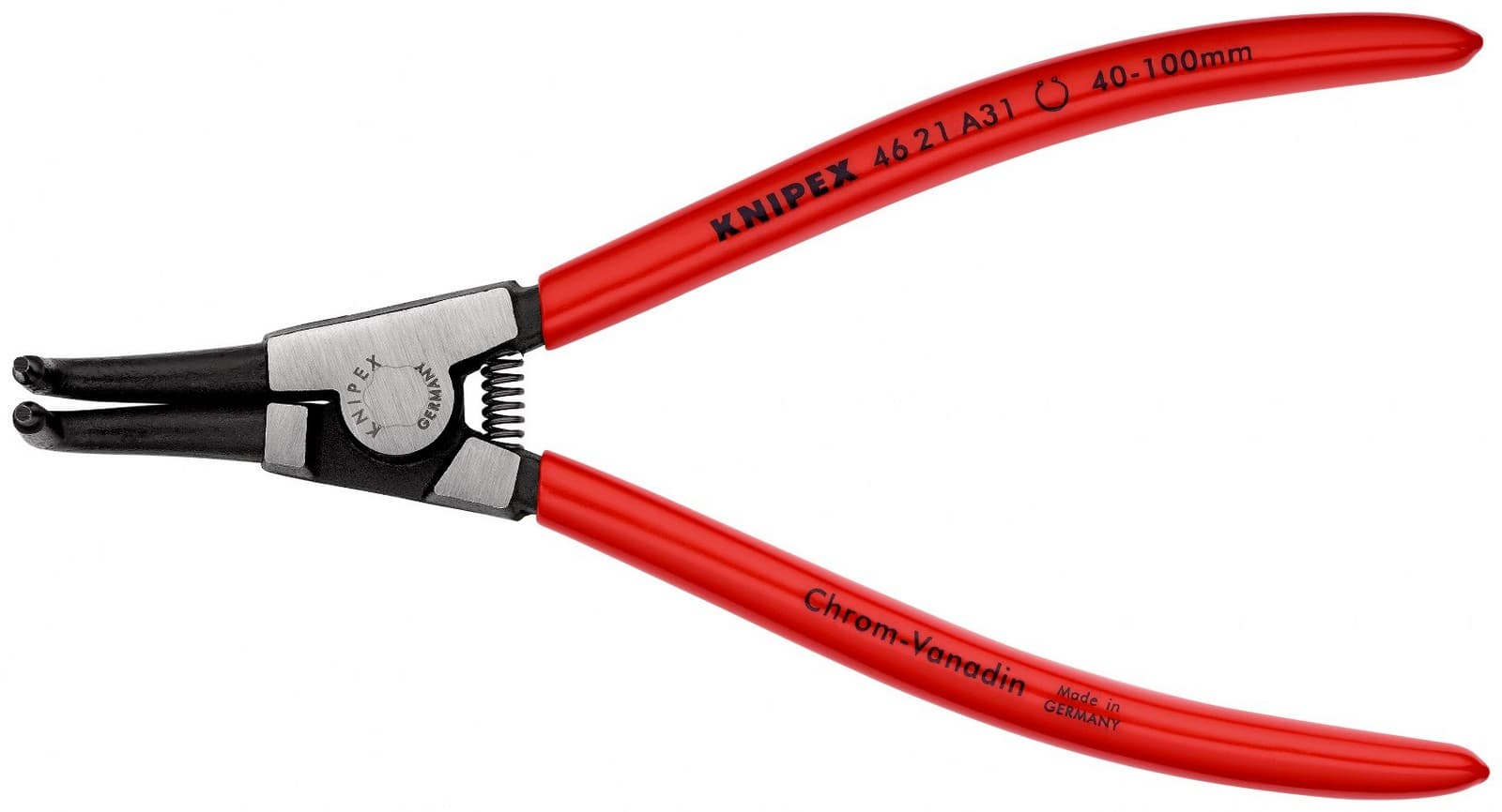 Knipex klešta za spoljašnje sigurnosne prstenove kriva 200mm 46 21 A31 - slika 3