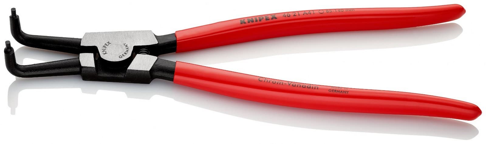 Knipex klešta za spoljašnje sigurnosne prstenove kriva 300mm 46 21 A41 - slika 2