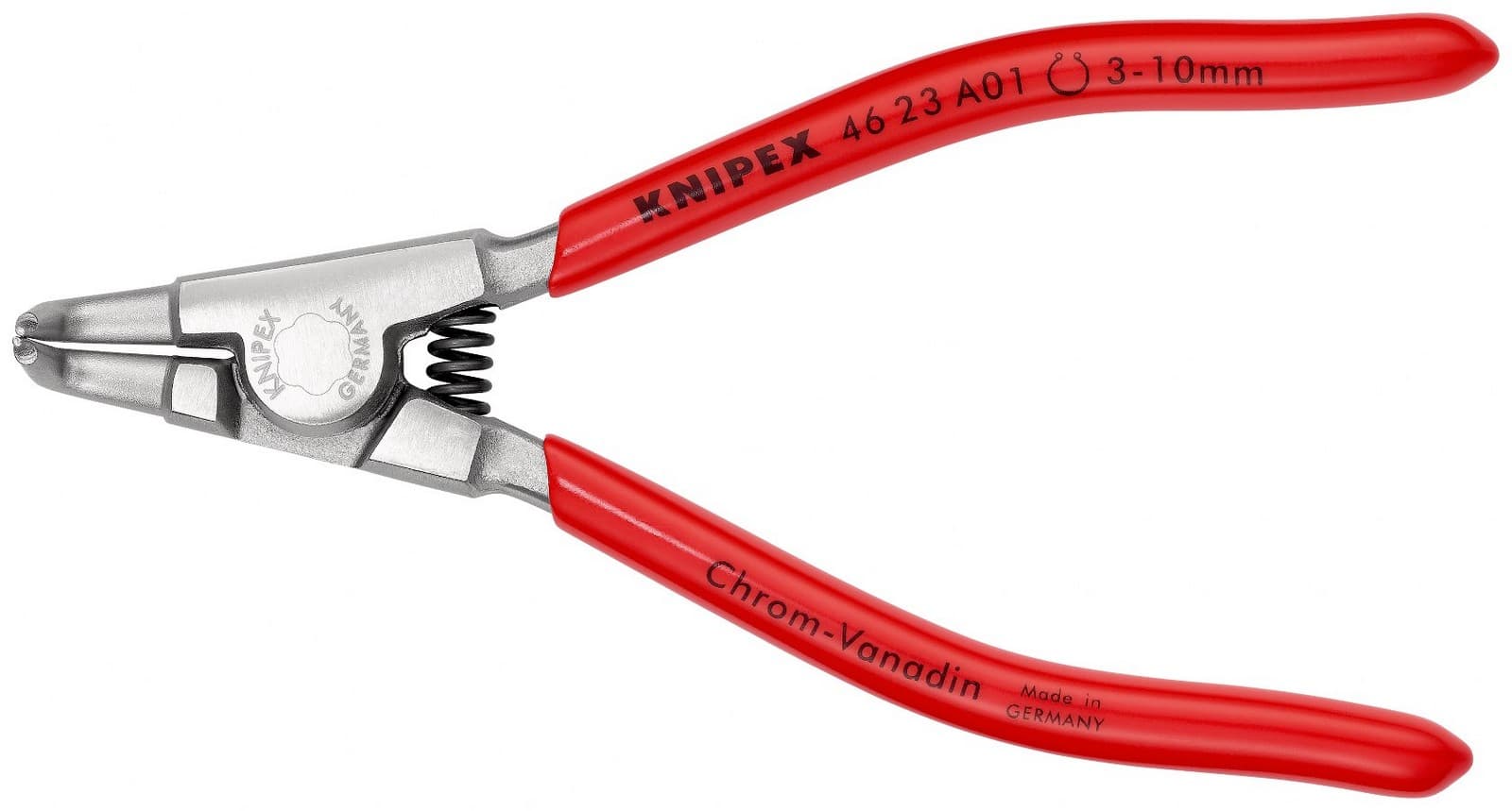 Knipex klešta za spoljašnje sigurnosne prstenove kriva 125mm 46 23 A01 - slika 3