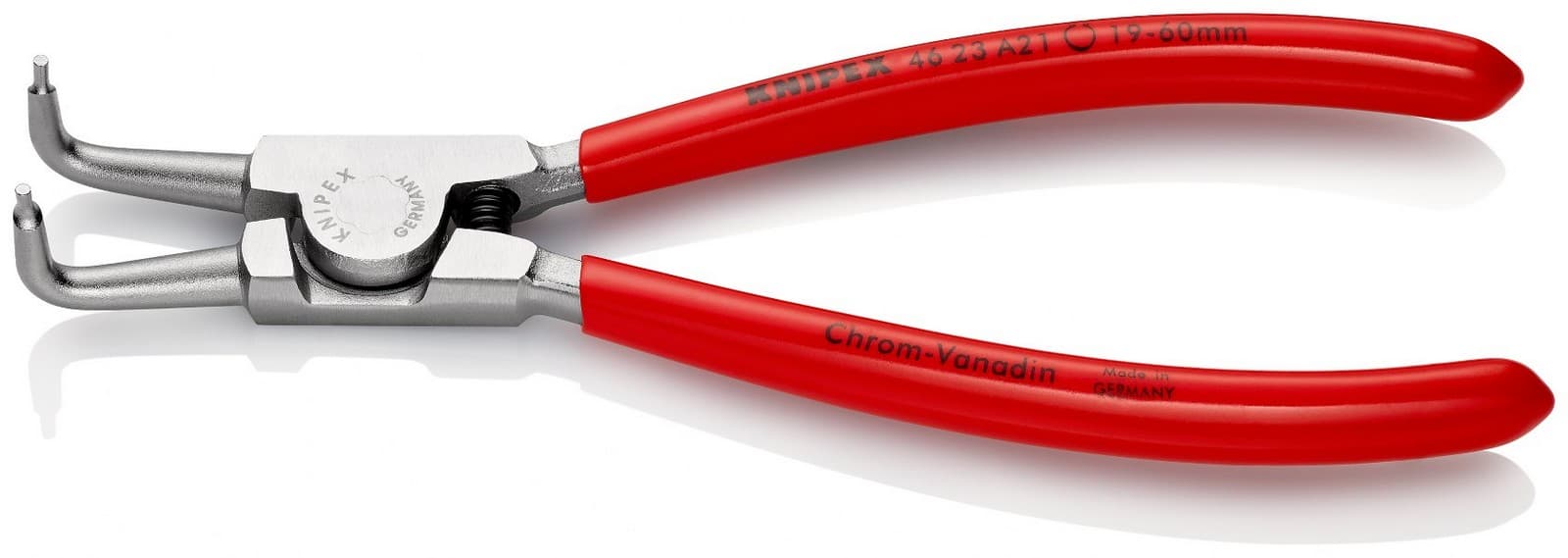 Knipex klešta za spoljašnje sigurnosne prstenove kriva 170mm 46 23 A21 - slika 2