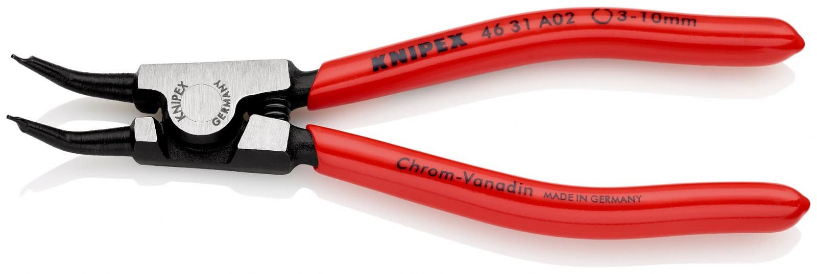 Knipex klešta za spoljašnje sigurnosne prstenove kriva 130mm 46 31 A02 - slika 2
