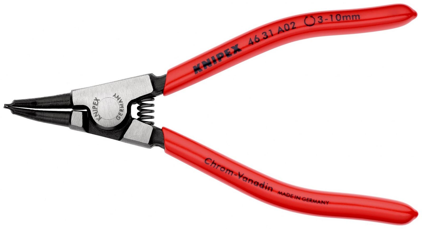 Knipex klešta za spoljašnje sigurnosne prstenove kriva 130mm 46 31 A02 - slika 3