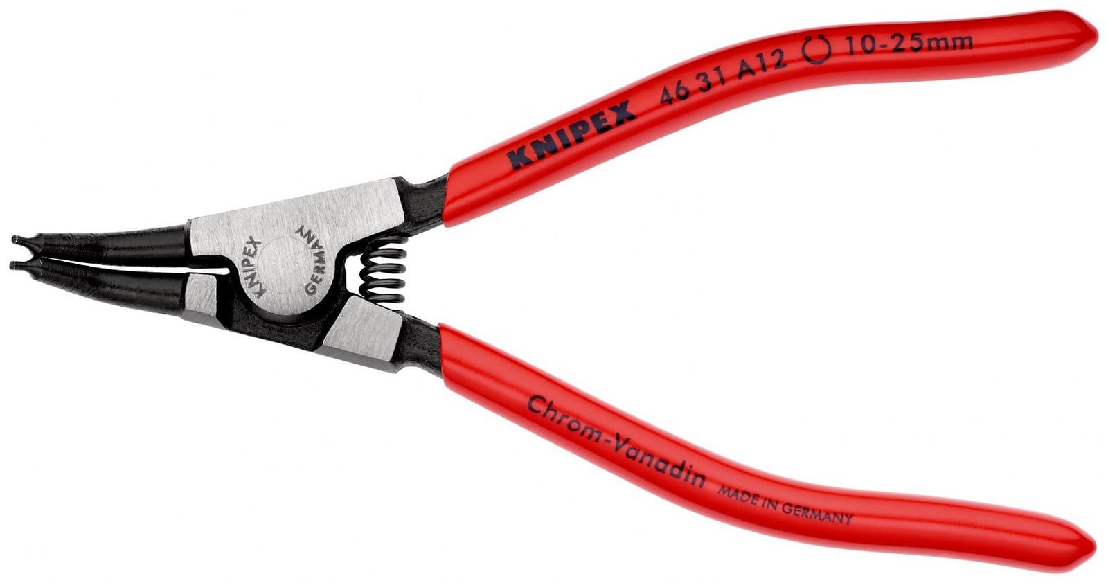 Knipex klešta za spoljašnje sigurnosne prstenove kriva 130mm 46 31 A12 - slika 3