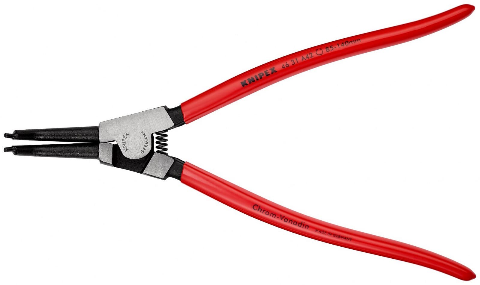Knipex klešta za spoljašnje sigurnosne prstenove kriva 310mm 46 31 A42 - slika 3