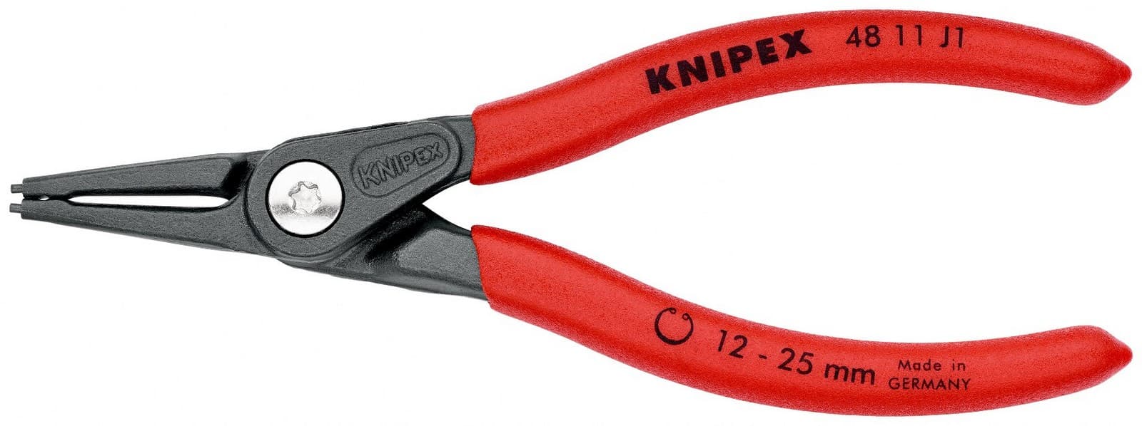 Knipex 48 11 J1 Precizna klešta za sigurnosne unutrašnje prstenove 140 mm - slika 3