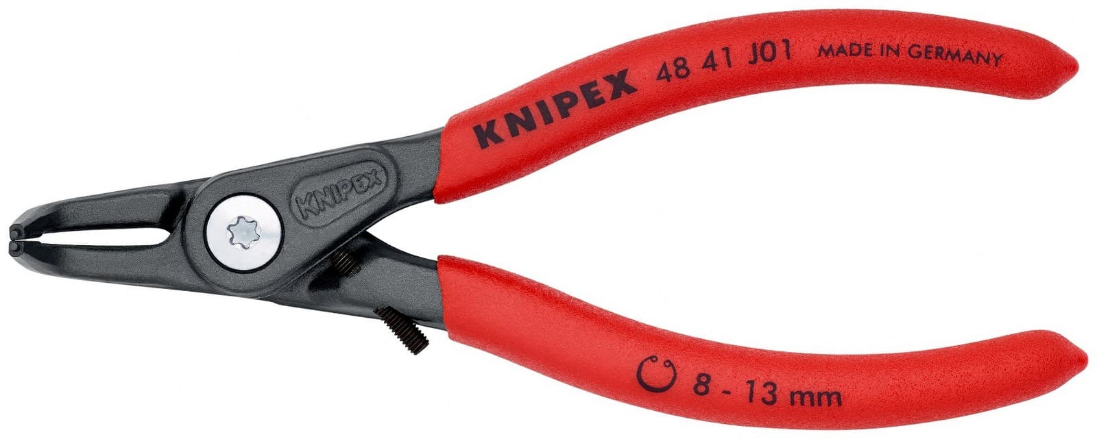 Knipex precizna klešta za unutrašnje sigurnosne prstenove sa graničnikom kriva 130mm 48 41 J01 - slika 3