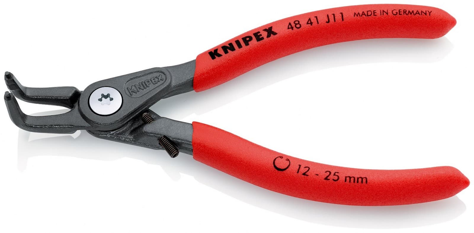 Knipex precizna klešta za unutrašnje sigurnosne prstenove sa graničnikom kriva 130mm 48 41 J11 - slika 2