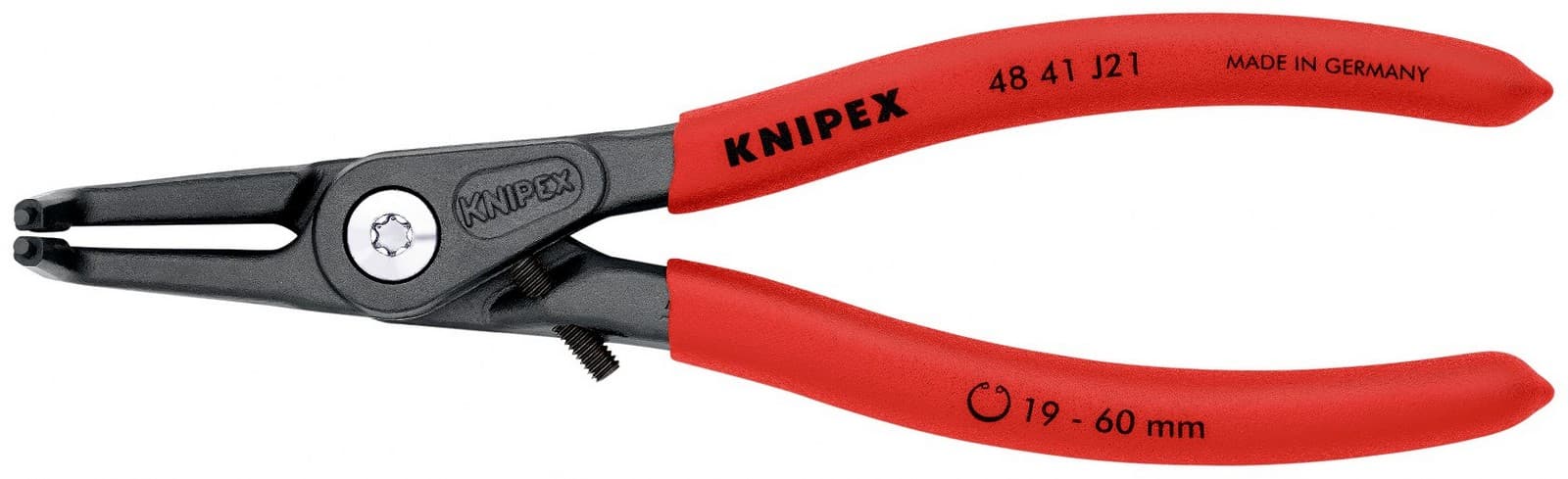 Knipex precizna klešta za unutrašnje sigurnosne prstenove sa graničnikom kriva 165mm 48 41 J21 - slika 3