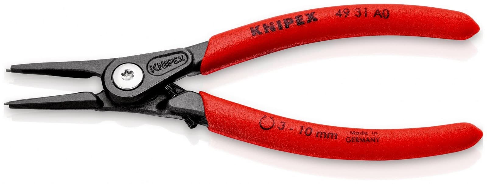 Knipex precizna klešta za spoljašnje sigurnosne prstenove sa graničnikom 140mm 49 31 A0 - slika 3