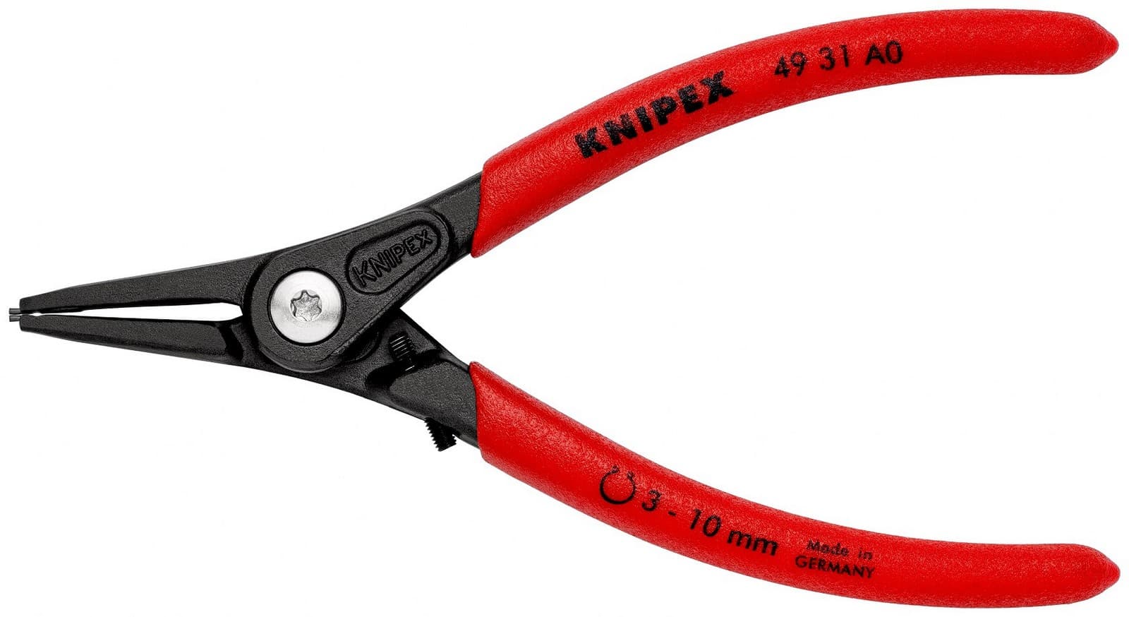 Knipex precizna klešta za spoljašnje sigurnosne prstenove sa graničnikom 140mm 49 31 A0 - slika 4