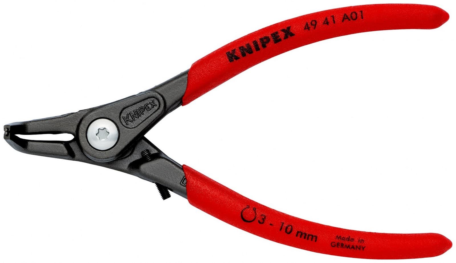 Knipex precizna klešta za spoljašnje sigurnosne prstenove sa graničnikom kriva 130mm 49 41 A01 - slika 4