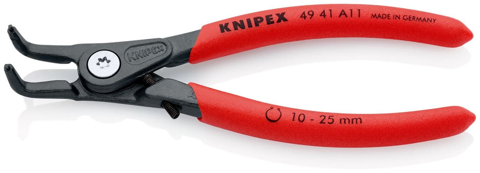 Knipex precizna klešta za spoljašnje sigurnosne prstenove sa graničnikom kriva 130mm 49 41 A11 - slika 3
